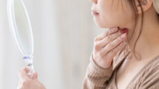 お顔のむくみ・ゆがみ・左右差、口が開けにくい、二重あごのイメージ